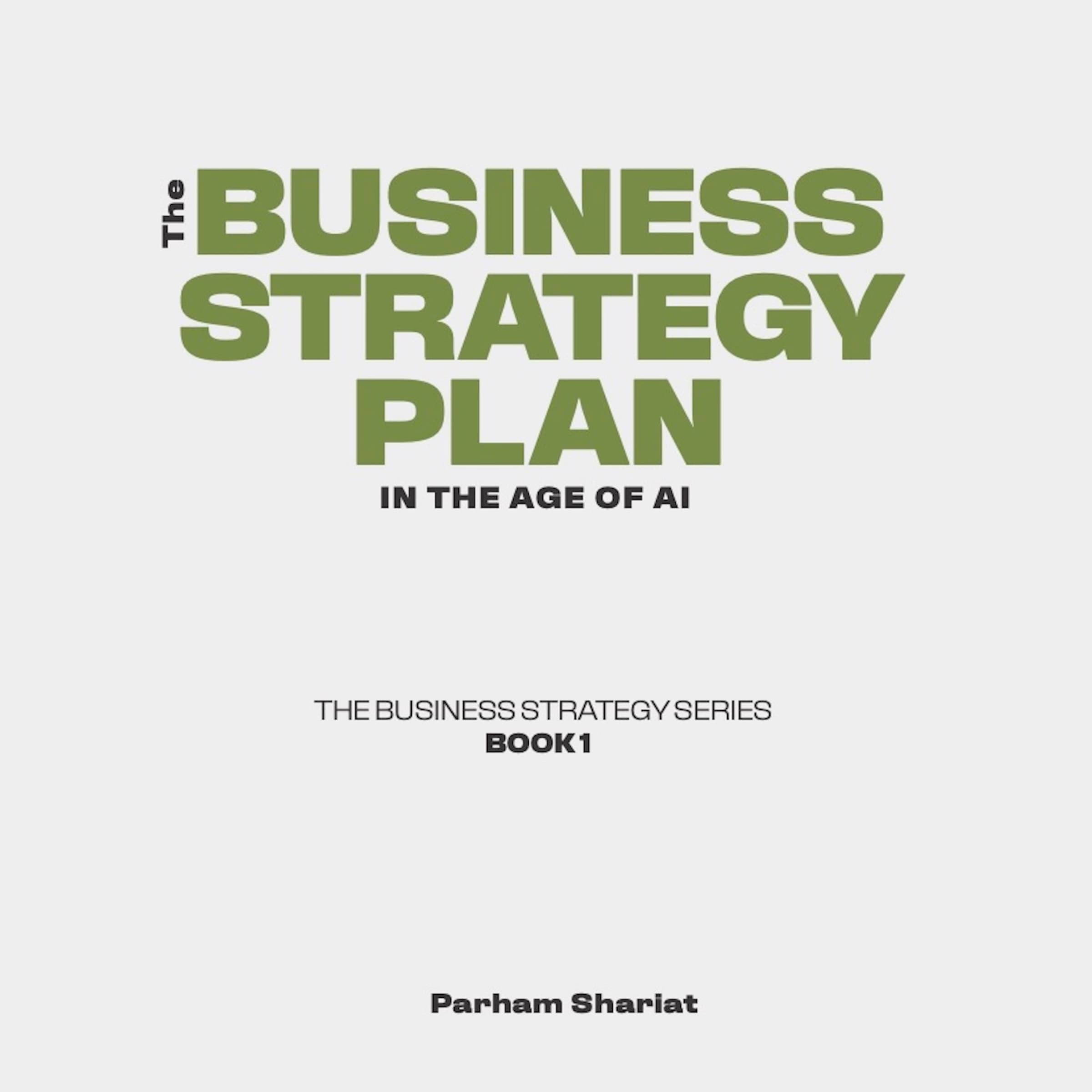 Book cover for The Business Strategy Plan: In the Age of AI